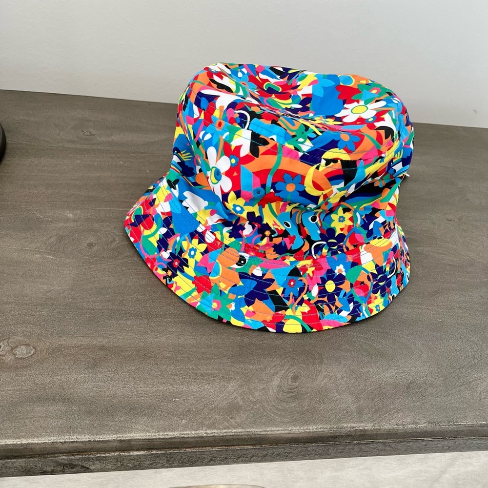 Converse Pride Multicolor Bucket Hat, Reversible to white